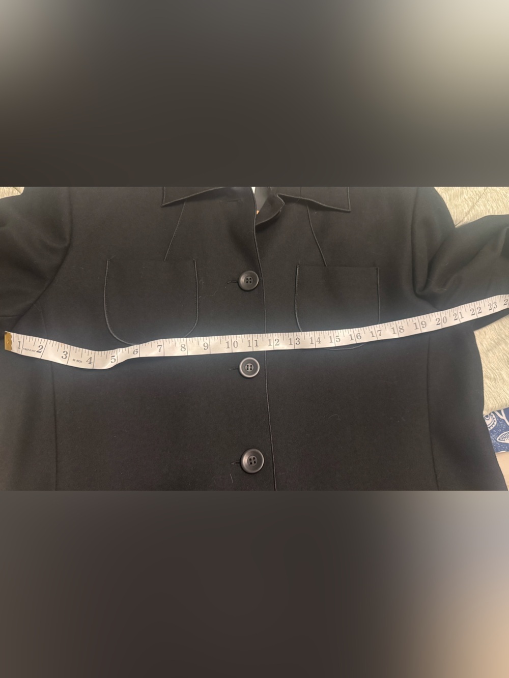 Harve Benard Black and Dark Green Label Women's Coat - Picture 5 of 5